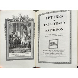 Lettres de Talleyrand à Napoléon