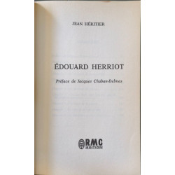 Edouard herriot un homme d'un autre temps