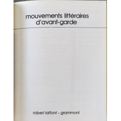 Mouvements littéraires d'avant-garde