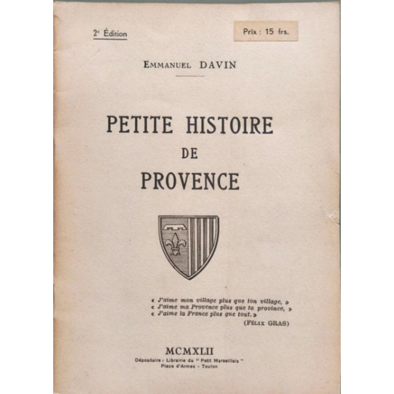 Petite histoire de Provence - 2eme édition