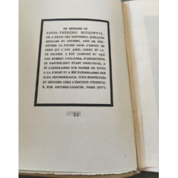 En mémoire de Louis-Frédéric Rouquette (1884-1926) sur papier de...