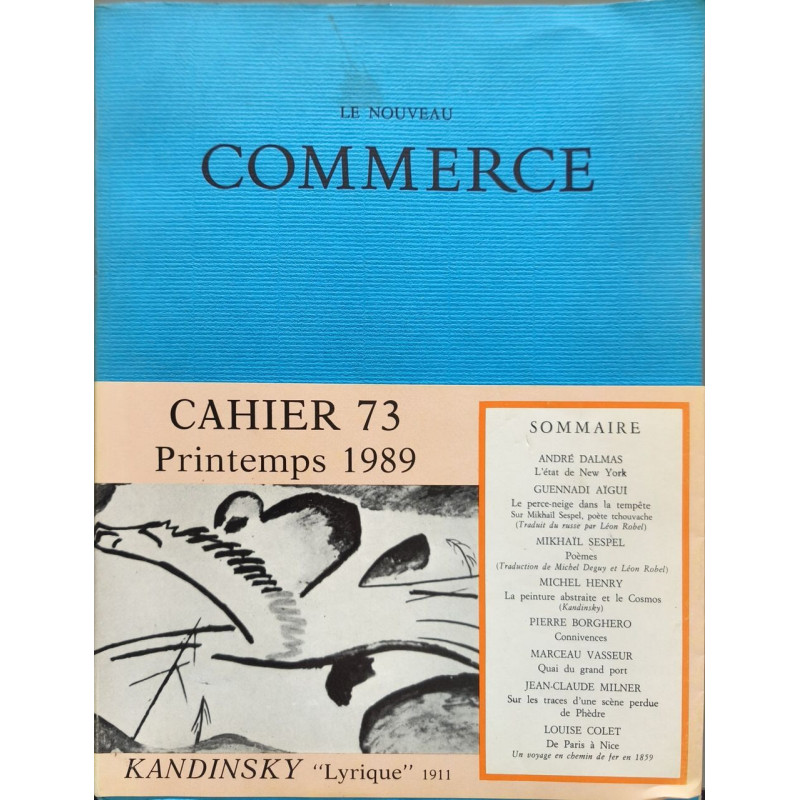 Le Nouveau Commerce - cahier 73
