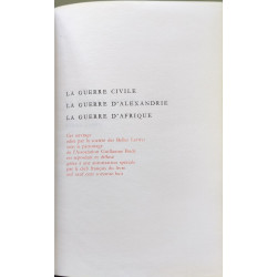 La Guerre civile La Guerre d'Alexandrie La Guerre d'Afrique