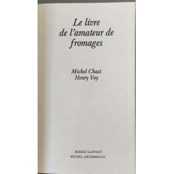 Le livre de l'amateur de fromages