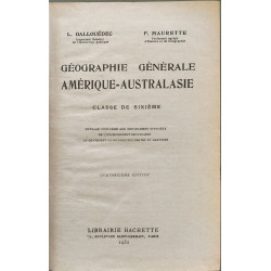 Géographie générale- amérique-australasie ( classe de 6eme)
