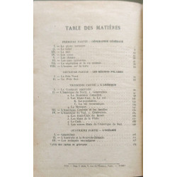 Géographie générale- amérique-australasie ( classe de 6eme)