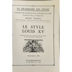 La grammaire des styles - Le style Louis XV ( 50 illustrations)