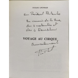 Voyage au cirque - dédicacé par l'auteur