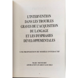 L'intervention dans les troubles graves de l'acquisition du...