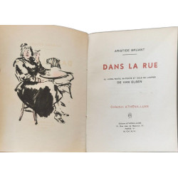 Dans la rue 10 hors texte in-texte et culs de lampes de Van Elsen