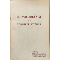 Le Vocabulaire du Commerce Extérieur