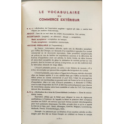 Le Vocabulaire du Commerce Extérieur