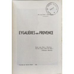 Eygalières-en-Provence ( 2 cartes dépliantes)