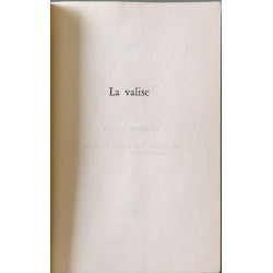La valise suivi de : Hier - EO ouvrage dédicacé par l'auteur