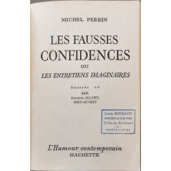 Les fausses confidences ou les entretiens imaginaires dessins de...
