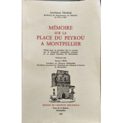 Mémoire sur la place du Peyrou à Montpellier - EO Numérotée