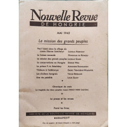 Nouvelle Revue de Hongrie - Tome LXVI - MAI 1942