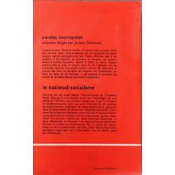 Le national-socialisme allemagne 1933-1945 préface et compléménts...