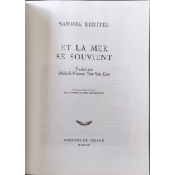 Et la mer se souvient dédicacé par l'auteur