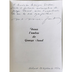 Dans l'ombre de George Sand dédicacé par l'auteur