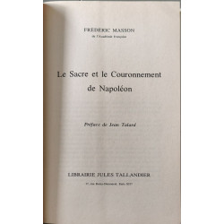 Le Sacre et le couronnement de Napoléon