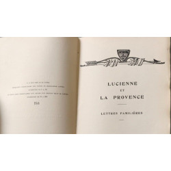 Lucienne et la Provence illustré par M. Pras-Bellaclas