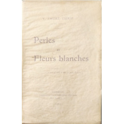 Perles et fleurs blanches EO numerotée 22/30 sur vélin