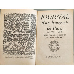 Journal d'un bourgeois de Paris de 1405 à 1449