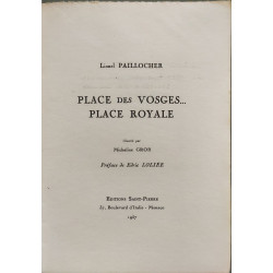 Place des Vosges... Place Royale - illustré par micheline GROB