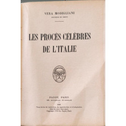 Les procès célèbres de l'Italie