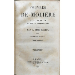 Œuvres de Molière ( 4 tomes- complet)