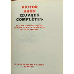 Victor Hugo - Œuvres complètes ( 18 tomes - complet) - numéroté