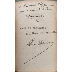 Hans le fossoyeur - dédicacé par Pierre Descaves