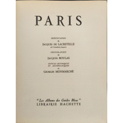 Paris- Les albums des guides bleus