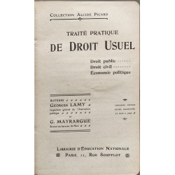 Traité pratique de droit usuel - 3ème édition