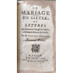 Le mariage du siècle ou lettres de madame l Comtesse de Caftelli à...