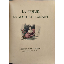La femme le mari et l'amant - litographies originales de ferdinand...