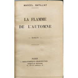 La flamme de l'automne - dédicacé par l'auteur
