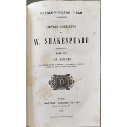 Oeuvres complètes de W. ShakespeareTome XIV : Les Farces