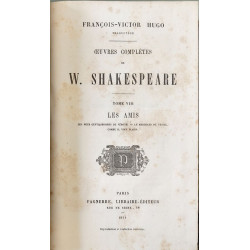 Oeuvres complètes de ShakespeareTome VIII : Les Amis