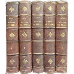 L'Histoire de France (5 tomes plus de 300 gravures sur bois par de...