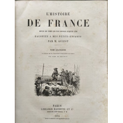 L'Histoire de France (5 tomes plus de 300 gravures sur bois par de...