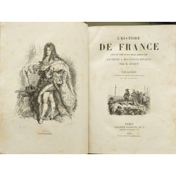 L'Histoire de France (5 tomes plus de 300 gravures sur bois par de...