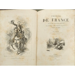 L'Histoire de France (5 tomes plus de 300 gravures sur bois par de...