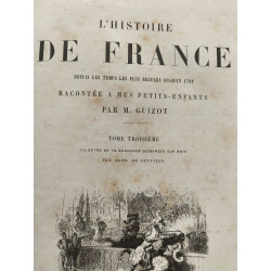 L'Histoire de France (5 tomes plus de 300 gravures sur bois par de...