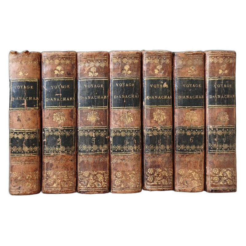 Voyage du jeune Anarchsis en Grèce 7 volumes