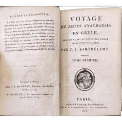 Voyage du jeune Anarchsis en Grèce 7 volumes