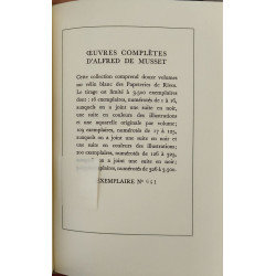 Collection des Œuvres complètes d'Alfred de Musset (12 tomes) -...