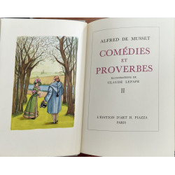 Collection des Œuvres complètes d'Alfred de Musset (12 tomes) -...