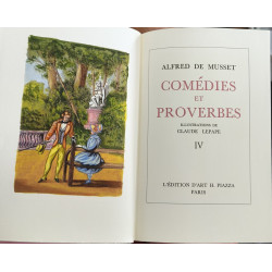 Collection des Œuvres complètes d'Alfred de Musset (12 tomes) -...